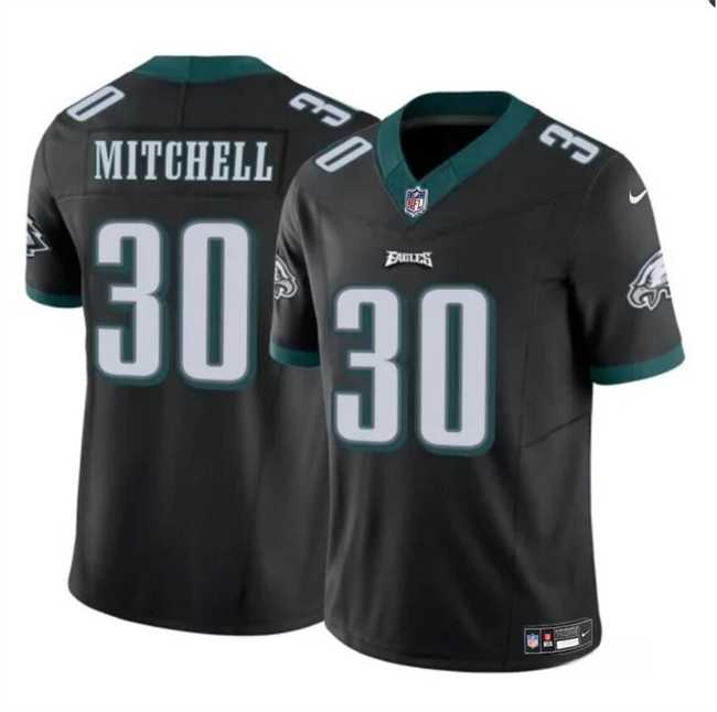 Men & Women & Youth Philadelphia Eagles #30 Quinyon Mitchell Black 2024 Draft F.U.S.E Vapor Untouchable Limited Stitched Jersey